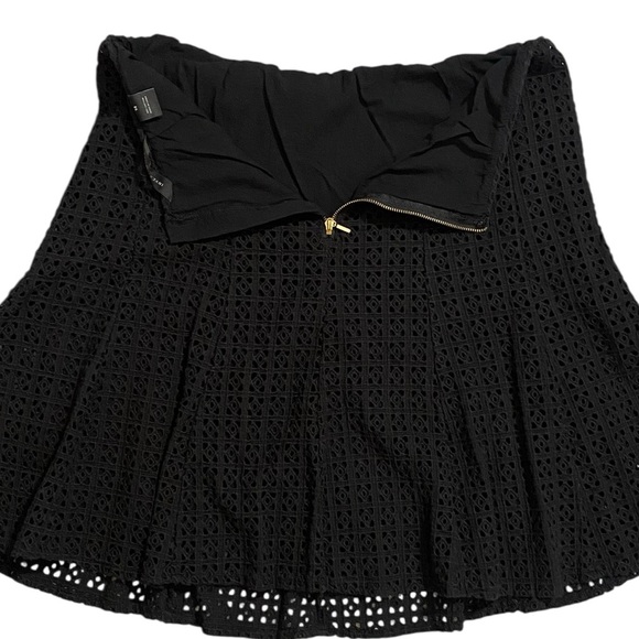 Investments Black **A-Line** Knee **Length Skirt** - Picture 10 of 12